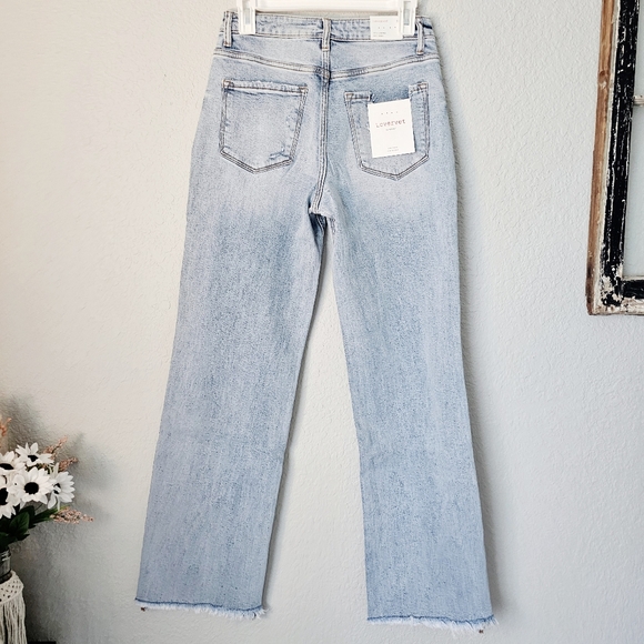 Vervet 90's Vintage Straight Wide Leg Light Wash Jeans Plus 14 16 18 20 - Picture 14 of 15